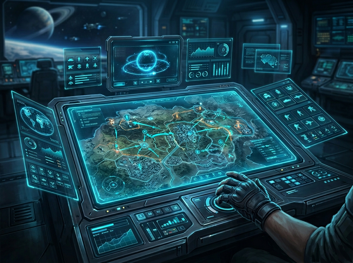 Categoria strategie browser-based con mappa tattica