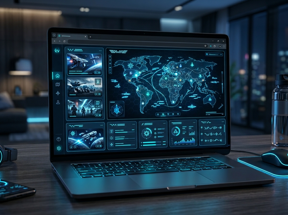 Piattaforma di gioco browser-based con interfaccia strategica